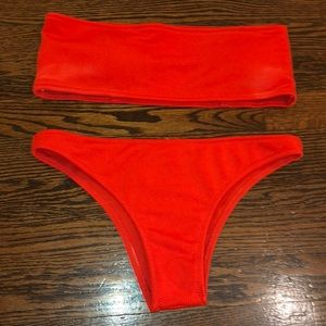 Red bikini